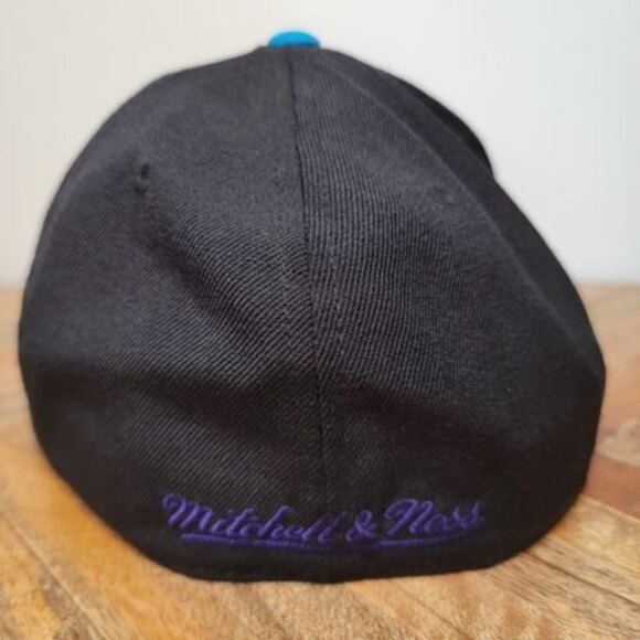 Mitchell & Ness Utah Jazz Throwback Hat Fitted NBA Nostalgia Co. FREE SHIPPING - Picture 3 of 9